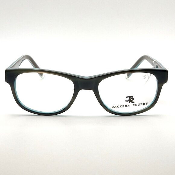 Todd Jackson Rogers 45TT Kid Youth Eyeglass Frames Brown Teal Blue 46-17-130
